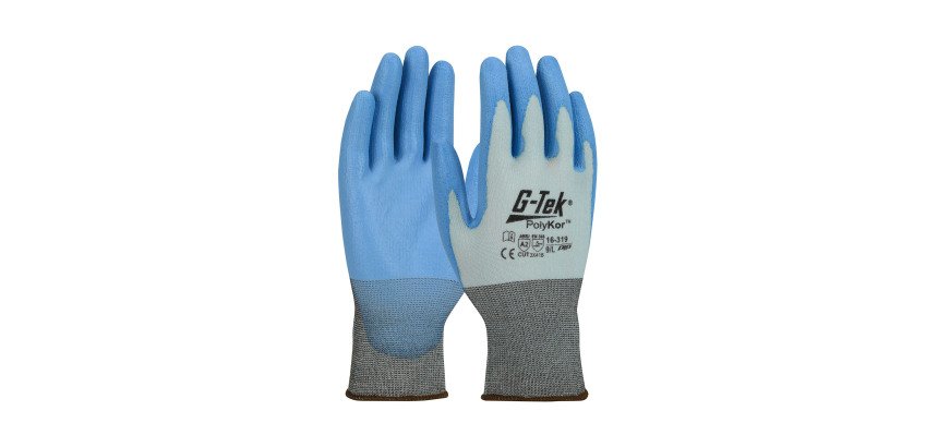 Gants anti coupure G-TEK en Polykor enduits polyuréthane compatible - La paire