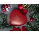 Neuhaus pralines in heart-shaped box