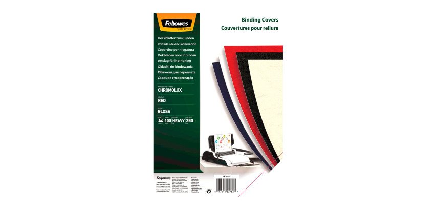 Cf100 Copertine Lucide Chromo A4 rosso