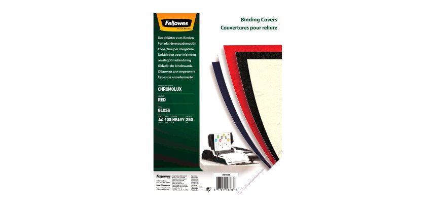 Cf100 Copertine Lucide Chromo A4 rosso
