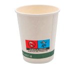 Bicchieri in carta + PE bianco 115 ml - 1000 pz