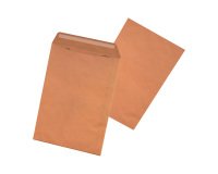 Pochette Administrative kraft brun 229 x 324 mm - sans fenêtre - Fermeture avec bande protectrice - Boîte de 250