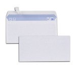 Enveloppe 110 x 220 mm budget 80 g SF bande protectrice blanche - Boîte de 500
