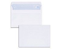 Enveloppe 114 x 162 mm budget 80 g SF auto blanche - Boîte de 500