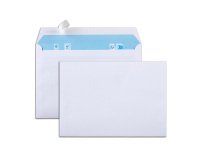 Enveloppe 162 x 229 mm budget 80 g SF bande protectrice - Boîte de 500