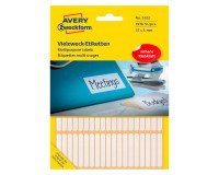 Etiquette multi-usage, 37 x 5 mm, blanc