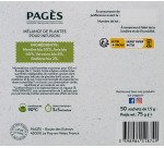 Infusion Après-repas Bio Pagès - Boîte de 50 sachets