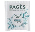 Thé vert Jasmin Bio Pagès - Boîte de 20 sachets