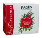 Thé noir Fruits rouges saveur grenade et framboise Pagès - Boîte de 50 sachets