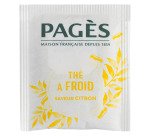 Thé à froid saveur Citron Pagès - Boîte de 20 sachets