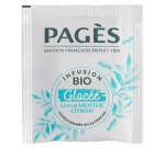 Infusion à froid saveur Menthe Citron Pagès - Boîte de 20 sachets