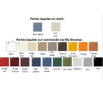 Casier de bureau Locker 2 cases coprs blanc H 86,1 cm