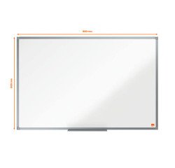 Whiteboard, emailliert, magnetisch, 90 x 60 cm, Nobo Essence.