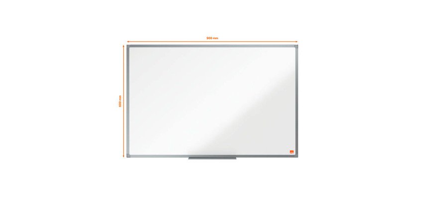 White enameled magnetic board 90 x 60 cm Nobo Essence