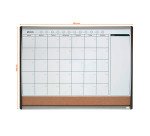 Tableau mixte magnétique liège 58,5 x 43 cm avec calendrier mensuel Nobo