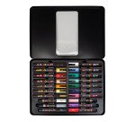 Maletín metálico de rotuladores Posca colores surtidos- Caja de 20