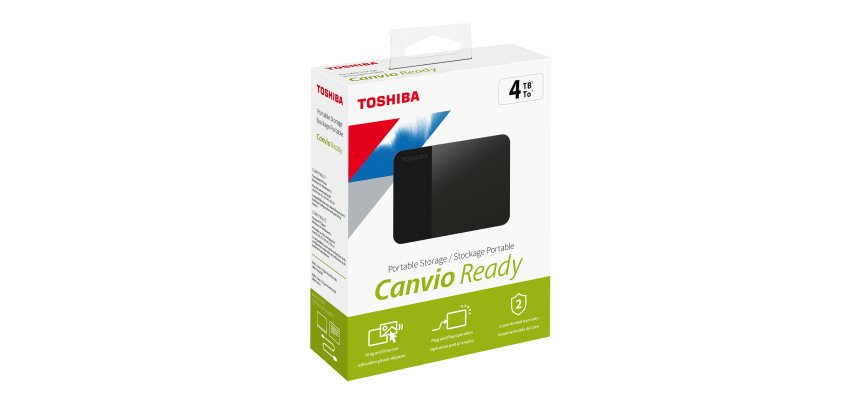 Toshiba Canvio Ready disque dur 4 To Usb 3.0 (Usb-A)