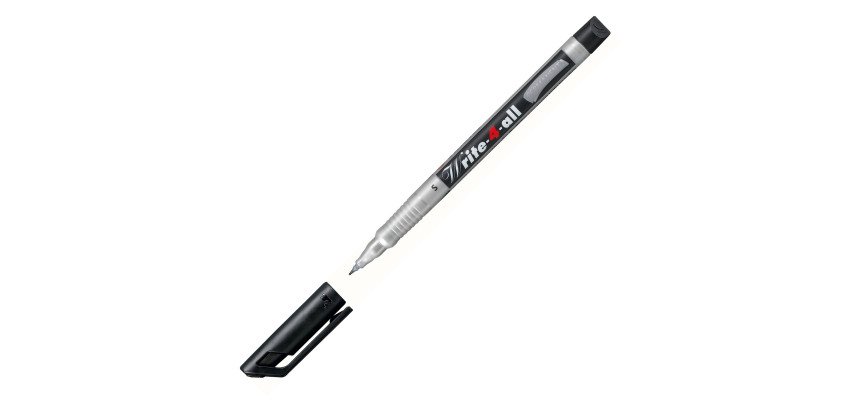 Marqueur permanent Stabilo Write-4-all S pointe 0,4 mm - Noir