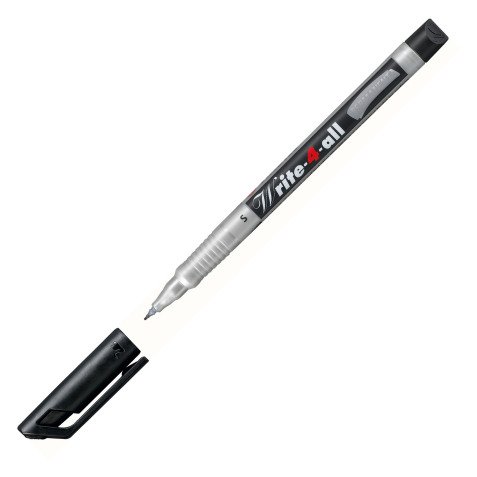 Marqueur permanent Stabilo Write-4-all S pointe 0,4 mm - Noir