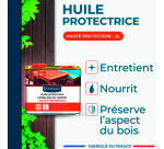 Huile protectrice - teck, bois exotique - incolore - 2 L