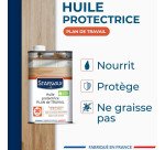 Huile protectrice plan de travail bois huilé - incolore - 500 mL