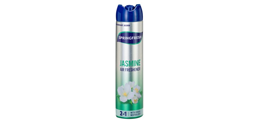 Désodorisant parfumant Springfresh jasmin - aérosol de 300 ml
