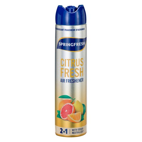 Désodorisant parfumant Springfresh agrumes - aérosol de 300 ml