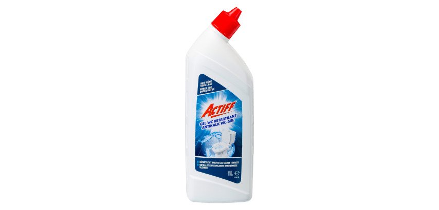Toilet cleaner gel Actiff descaler - Fresh scent - 1 L bottle