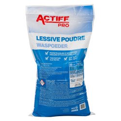 Lessive poudre tous textiles Actiff Pro - 143 doses - Sac de 20 kg