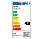 Lampadaire led Unilux double éclairage ergonomique écologique avec panneau acoustique en pet recyclé nexus blanc beige