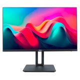 Monitor Nilox 24", FHD, IPS, 75Hz, HDMI, DP, VGA, 5ms, Multimediale, Pivot