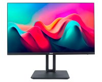 Monitor Nilox 24", FHD, IPS, 75Hz, HDMI, DP, VGA, 5ms, Multimediale, Pivot