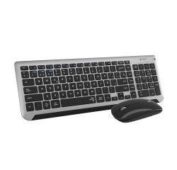 Pack Teclado + ratón inalámbricos multidispositivos extendido Dual Bluetooth / 2.4G Prestige Subblim