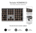Teclado LED inalámbrico recargable Dual Bluetooth / 2.4G master iluminado extendido Subblim