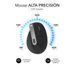 Ratón inalámbrico recargable Nature vertical Ergo Dual Bluetooth / 2.4G Subblim