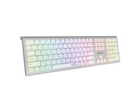 Teclado inalámbrico recargable Dual Bluetooth / 2.4G master LED iluminado extendido Subblim