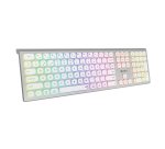 Teclado LED inalámbrico recargable Dual Bluetooth / 2.4G master iluminado extendido Subblim