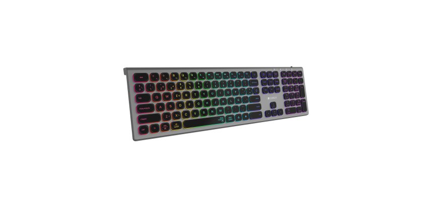 Teclado LED inalámbrico recargable Dual Bluetooth / 2.4G master iluminado extendido Subblim