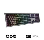 Teclado LED inalámbrico recargable Dual Bluetooth / 2.4G master iluminado extendido Subblim