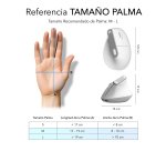 Ratón inalámbrico recargable Nature vertical Ergo Dual Bluetooth / 2.4G Subblim