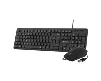 Pack Teclado + ratón con cable Business Slim Silencioso USB 2.4G Negro Subblim