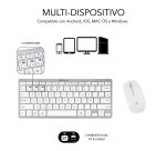 Pack Teclado + ratón inalámbricos multidispositivos compacto Dual Bluetooth / 2.4G Subblim
