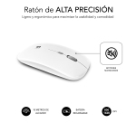 Pack Teclado + ratón inalámbricos multidispositivos compacto Dual Bluetooth / 2.4G Subblim