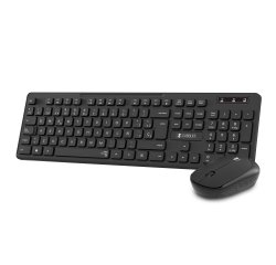 Pack Teclado + ratón inalámbricos Business Slim Silencioso USB 2.4G Negro Subblim