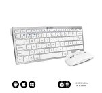 Pack Teclado + ratón inalámbricos multidispositivos compacto Dual Bluetooth / 2.4G Subblim