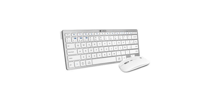 Pack Teclado + ratón inalámbricos multidispositivos compacto Dual Bluetooth / 2.4G Subblim