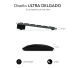 Pack Teclado + ratón inalámbricos multidispositivos compacto Dual Bluetooth / 2.4G Subblim