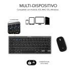 Pack Teclado + ratón inalámbricos multidispositivos compacto Dual Bluetooth / 2.4G Subblim