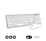 Pack Teclado + ratón inalámbricos multidispositivos extendido Dual Bluetooth / 2.4G Prestige Subblim