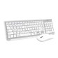 Pack Teclado + ratón inalámbricos multidispositivos extendido Dual Bluetooth / 2.4G Prestige Subblim